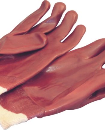GLOVE COM PVC KNIT CUFF PK 4 P/PAIR CARD - COM0500