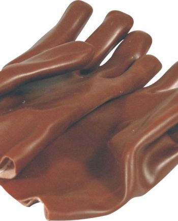 GLOVE COM PVC 64MM CUFF PS4 P/PAIR CARD - COM0530