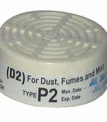 RESPIRATOR COM SPARE FILTER DUST D2 PER2 - COM1050