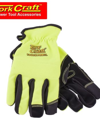 GLOVE YELLOW WITH PU PALM  SIZE SMALL MULTI PURPOSE