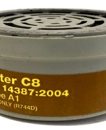 RESPIRATOR FILTER-PAINT/CHEM/GAS BROWN PER 2 (C8)