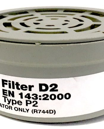 RESPIRATOR FILTER-DUST/SOLID/LIQUID PART GREY PER 2 (D2)