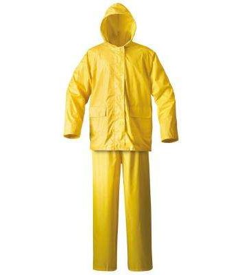 Rainsuit Yellow C/W Hood X/Large 320Gr R001-Xl