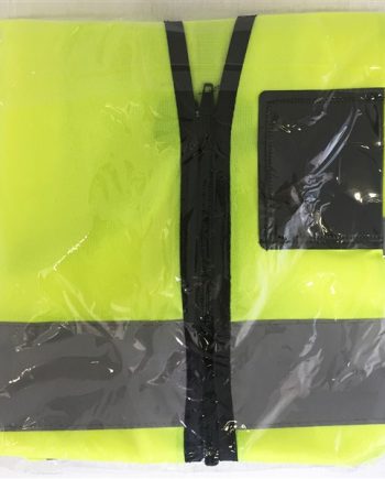 VEST REFLECTIVE FLU LIME SMALL ZIP/POCKET Y-S