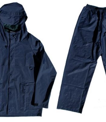 RAINSUIT 2PCE NAVY BLUE RUBBERISED SIZE SMALL RN-S