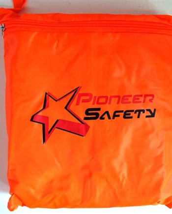 RAINSUIT RUBBERISED HI-VIS REFL TAPE  ORANGE M ED