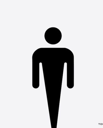 SIGN ALUMINIUM MOD-1 M TOILET 150X150MM