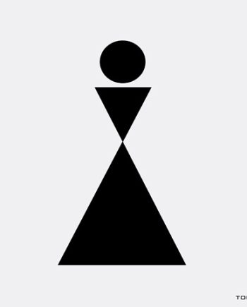 SIGN ALUMINIUM TLT-2 L TOILET 150X150MM