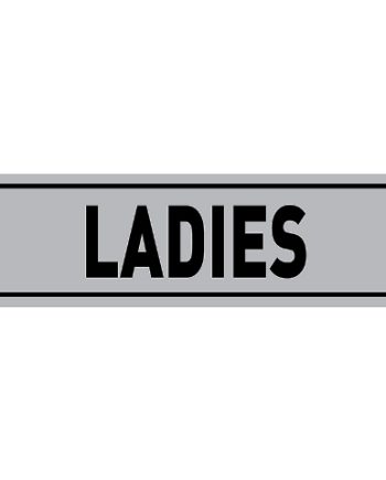 SIGN ALUMINIUM LADIES 180X150MM