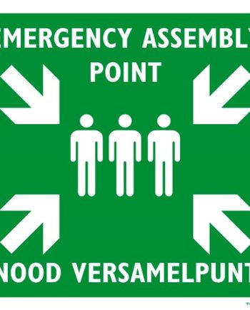 SIGN CROMADEC 440X440MM ASSEMBLEY POINT