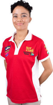 TORK CRAFT VERMONT LADIES GOLF SHIRT - SMALL