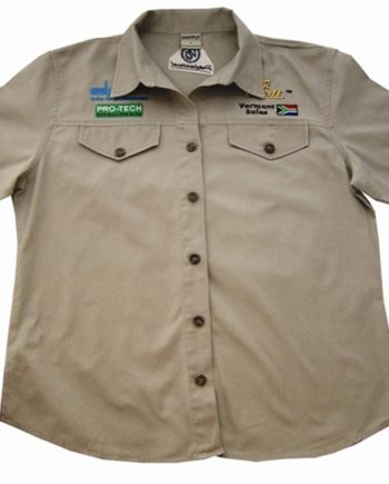 TORK CRAFT LADIES BLOUSE - STONE - 3XLARGE