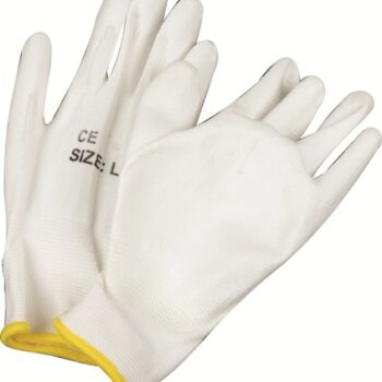 GLOVE MATSAFE NYLON WHITE PU G/P 120 PP - WAN0218 - 