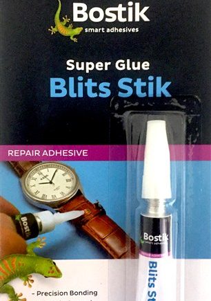 ADHESIVE SUPERGLUE BOSTIK 3GR BLITS STIK CYANO