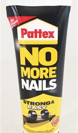 ADHESIVE NO MORE NAILS PATTEX M/PURP 250GR TUBE