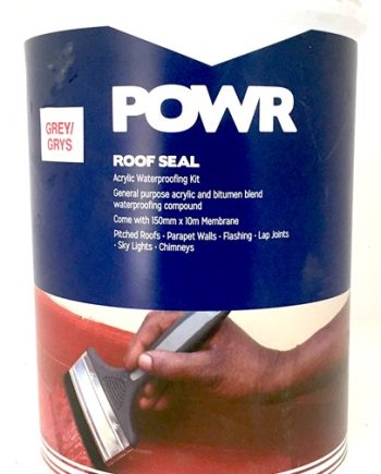ROOF SEAL KIT ACRYL 5LTR GREY C/W MEMBRANE 150MMX10MT (M
