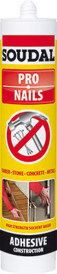 Adhesive Pro Nails Universal Soudal 310Ml Cart