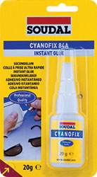 ADHESIVE SUPERGLUE CYANOFIX 20GR SOUDAL