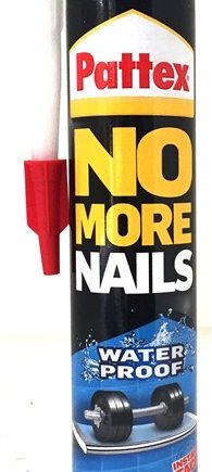 ADHESIVE NO MORE NAILS PATTEX EXTERIOR WATER RESIS 300ML