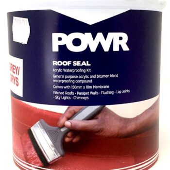 ROOF SEAL KIT ACRYL 1LTR GREY C/W MEMBRANE 50MMX10MT   (MIN