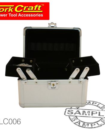 Aluminium Cosmetic Case 18 X 18. X 12 Silver Smooth Surface