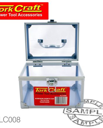 Aluminium Cosmetic Case 18 X 13 X 13 Transparent Empty Inside