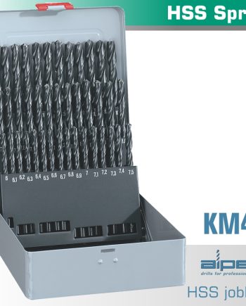 Alpen Hss Sprint Drill Bit Set 41 Piece 6-10Mm X 0.1M In Metal Case