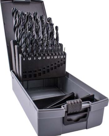Alpen Hss Sprint Drill Bit Set 25 Piece 1.0-13.0Mm X 0.5Mm In Plastc Case