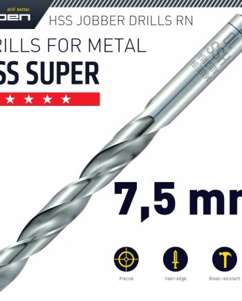 Alpen Hss Super Drill Bit 7.5Mm