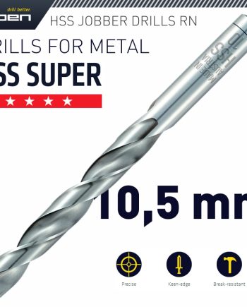 Alpen Hss Super Drill Bit 10.5Mm