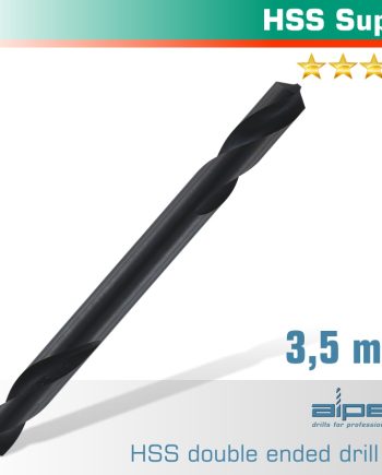 Alpen Hss Super Drill Bit Double Ended 3.5Mm 1/Pack