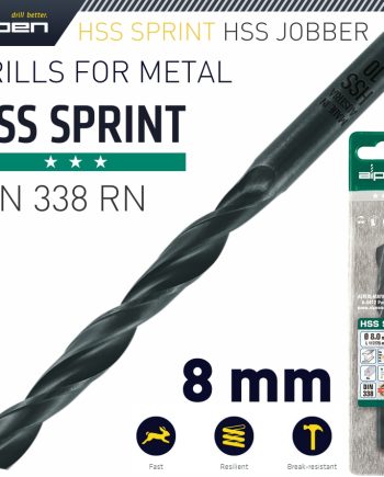 Alpen Hss Sprint Drill Bit 8Mm 1/Pack