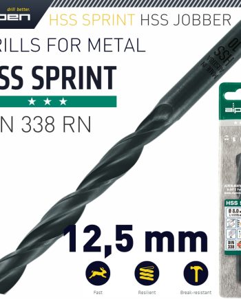Alpen Hss Sprint Drill Bit 12.5Mm 1/Pack