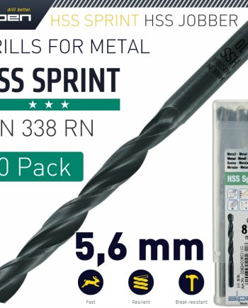 Alpen Hss Sprint Drill Bit 5.6Mm Bulk Ind.Pack