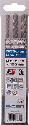 Alpen Sds Plus F8 Extreme 3Piece Set 6 8 & 10Mm