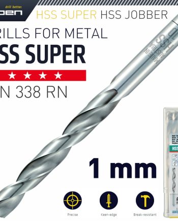 Alpen Hss Super Drill Bit 1Mm Bulk