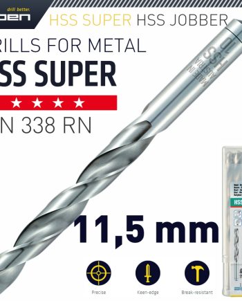 Alpen Hss Super Drill Bit 11.5Mm Bulk
