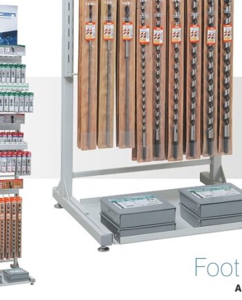 Alpen Alpen Foot Extension For Ground Display For Double Sided