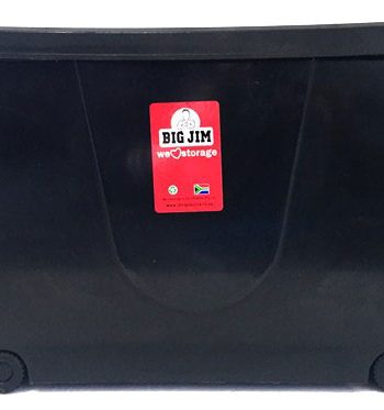 STORAGE BIN MULTIBOX BIG JIM 32LTR BLACK ON WHEELS