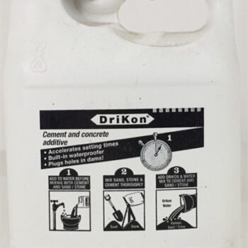 DRIKON CEMENT DRYING COMPOUND 1LTR