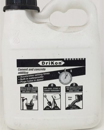 DRIKON CEMENT DRYING COMPOUND 1LTR