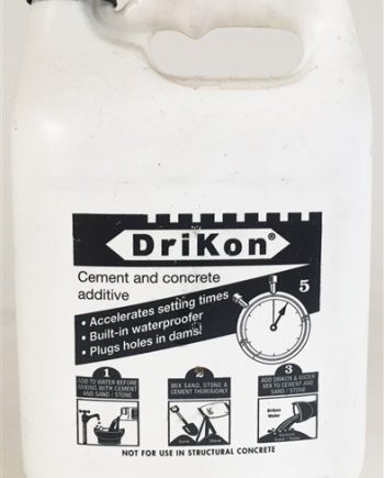 DRIKON CEMENT DRYING COMPOUND 5LTR