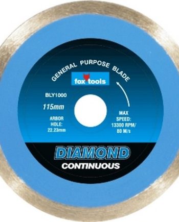 BLADE FOX DIAMOND CONTINUOUS TILE 115MM - BLY1000