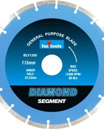 BLADE FOX DIAMOND MASONRY STANDARD 115MM - BLY1210