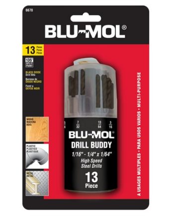 BLU-MOL HSS DRILL BIT 13PC 1.5-6.5MM - BM0160188