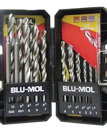 BLU-MOL HSS DRILL BIT 19PC 1.0-10MM - BM0160189
