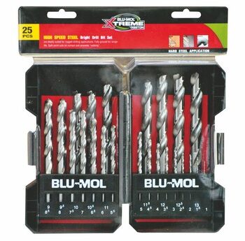 BLU-MOL X HSS DRILL BIT 25PC 1-13MM - BM0160216