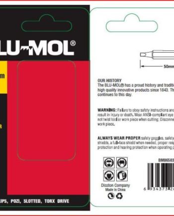 Blu-Mol Square Pwr Bit S2 No.1X50Mm 2Pc