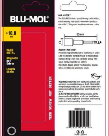 BLU-MOL NUTSETTER MAGNETIC 13X65MM - BM0650325