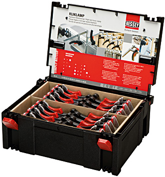 Bessey Kliklamp Display Box 16 Assorted Clamps